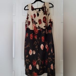 LORI M floral dress 2x